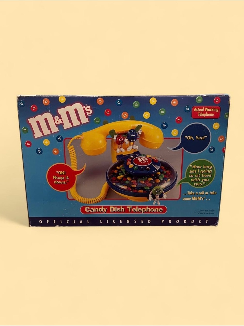 Vintage M&M'sCandy Dish Telephone - Licensed Novelty